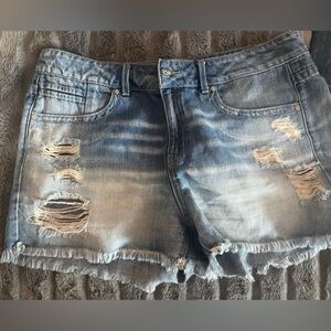 Buckle Black BKE Denim Jean Cut Off Shorts